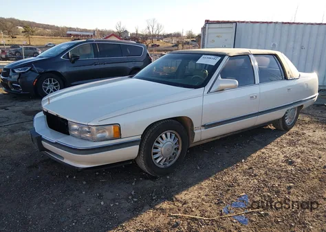 1994 Cadillac Deville Concours из США, поврежденный, VIN 1G6KF52Y8RU228425